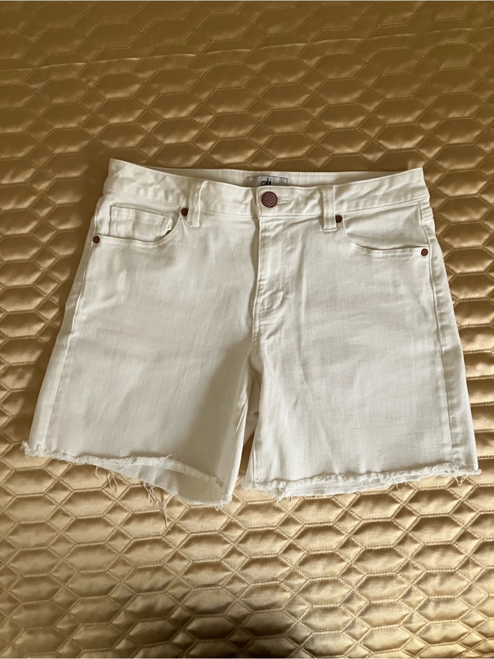 Cabi Raw Hem Shorts